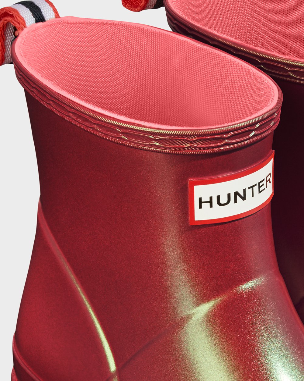 Botas Play Hunter Feminina Rosa - Original Short Nebula Rain - 36WSQNRAE
